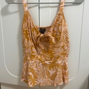 Jessica Simpson Palm Bliss sunflower/jungle tank top